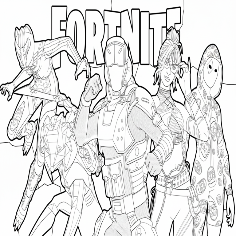 Coloriage Fortnite