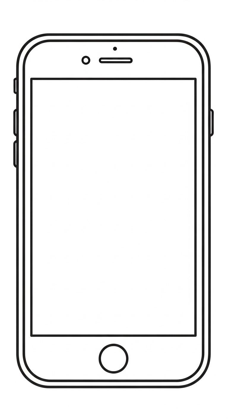 coloriage Iphone update educatif pour enfant