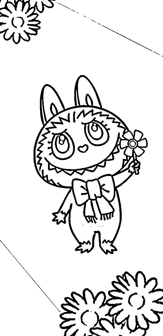 coloriage Labubu en ligne pour enfant