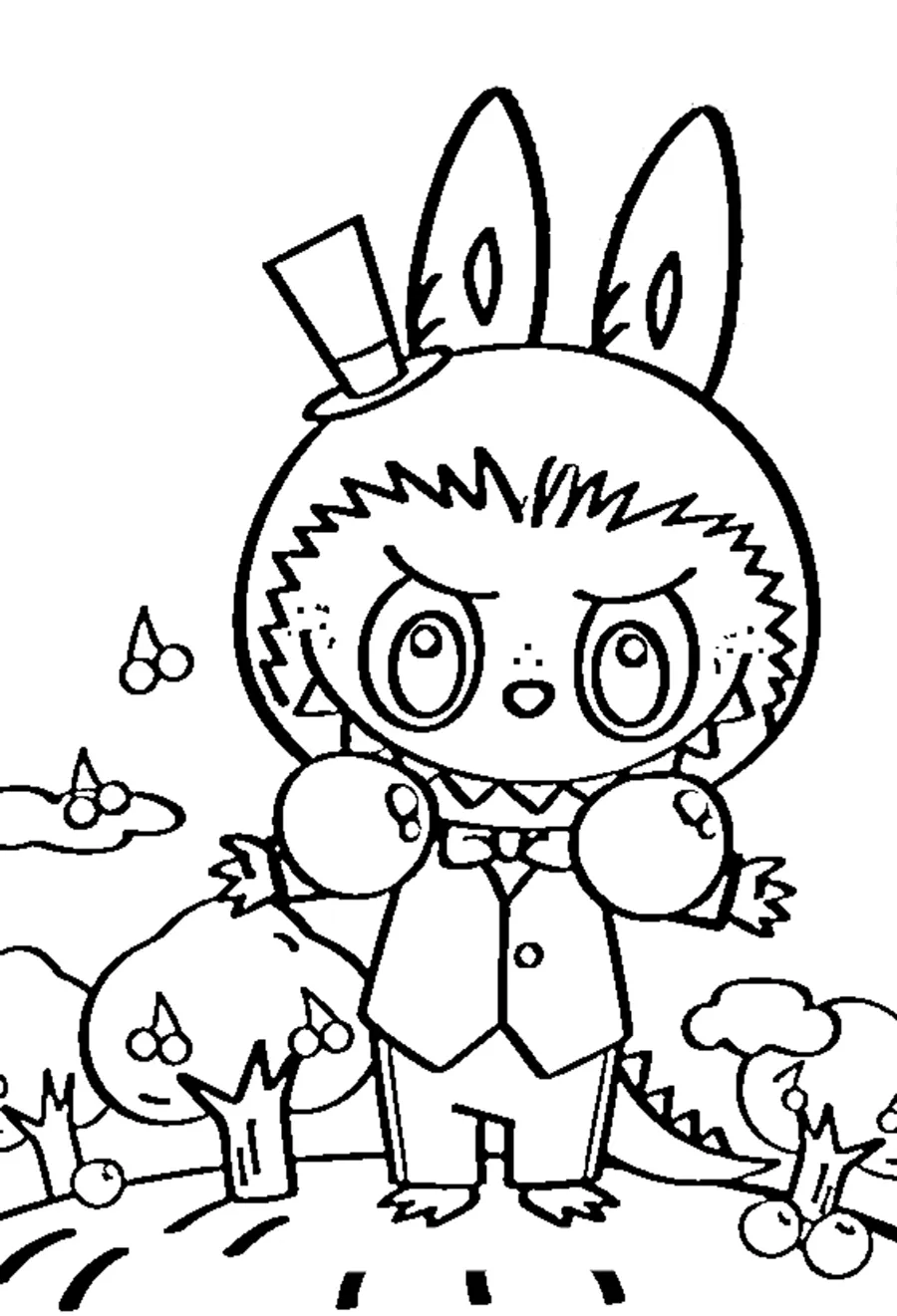 coloriage Labubu pour enfant