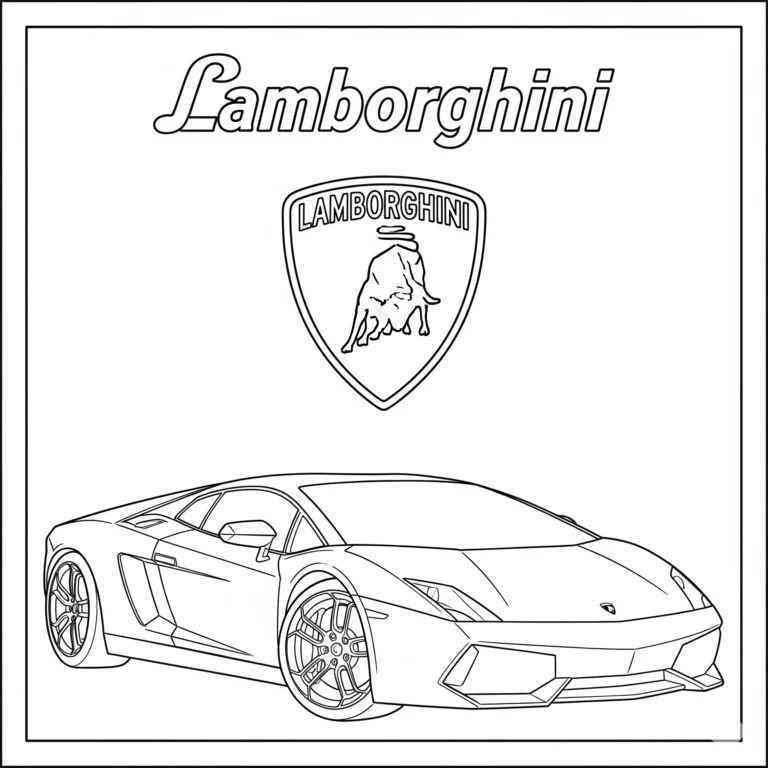 Coloriage Lamborghini