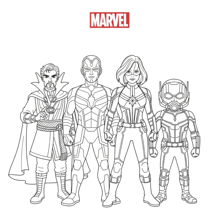 Coloriage Marvel