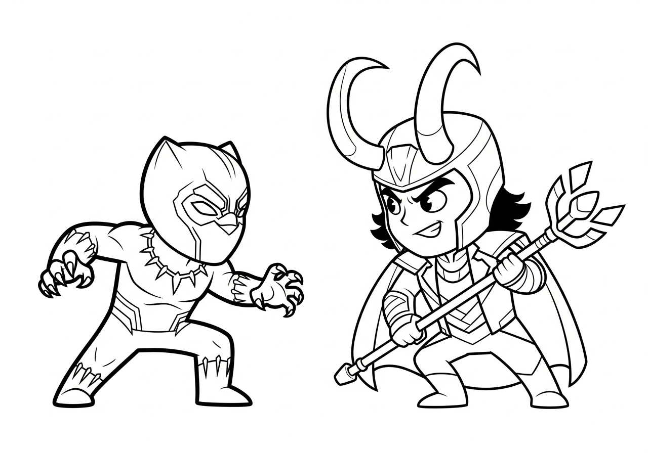coloriage Marvel update à imprimer pdf