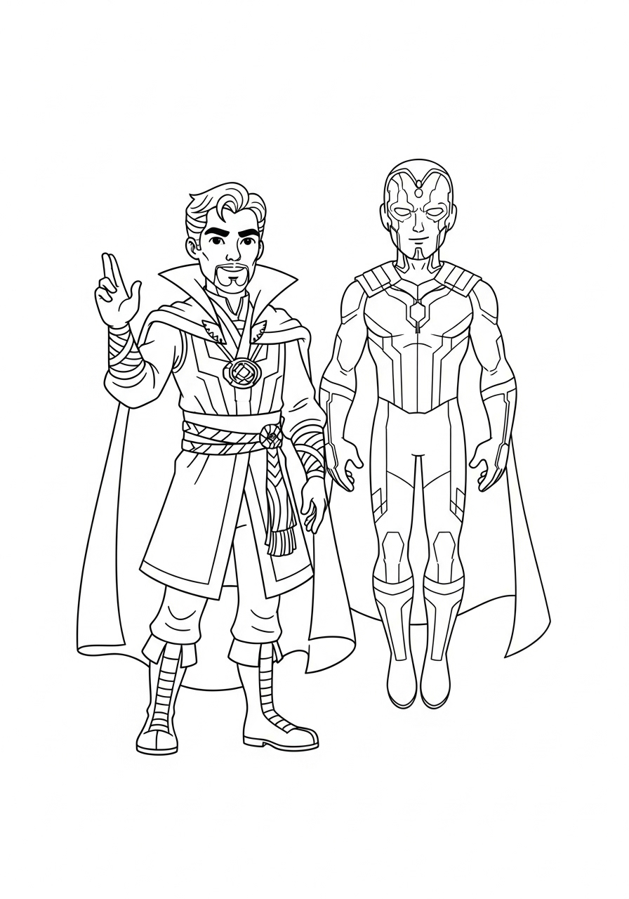 coloriage Marvel update à imprimer pdf gratuit