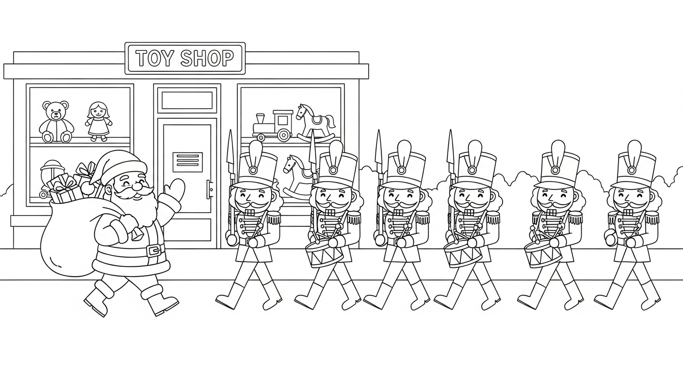 coloriage Pere Noël updated à imprimer pdf gratuit