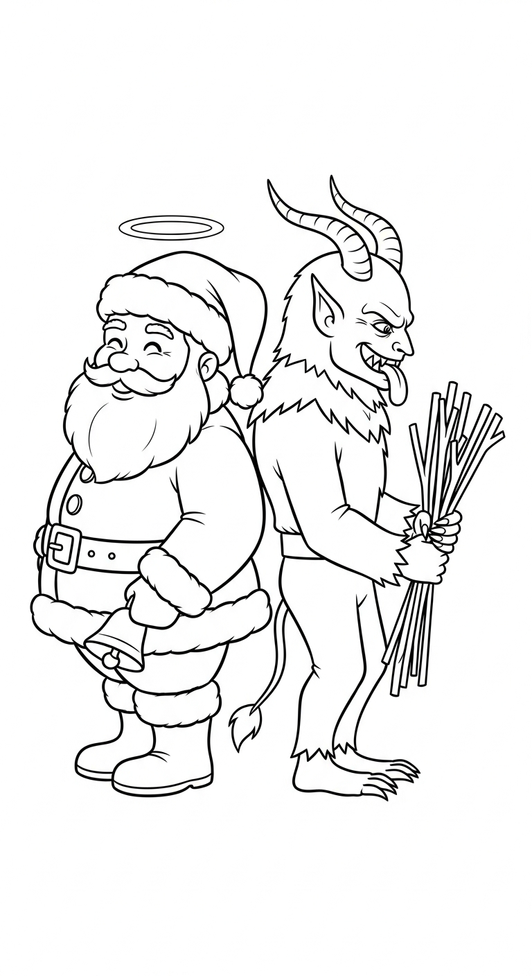 coloriage Pere Noël updated gratuit en ligne