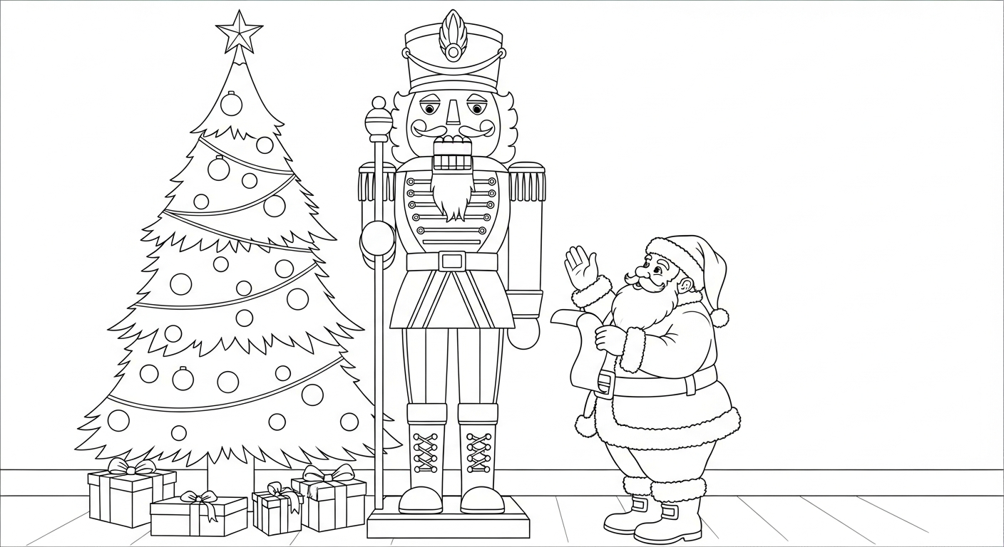 coloriage Pere Noël updated à imprimer pour enfant de 10 ans 2
