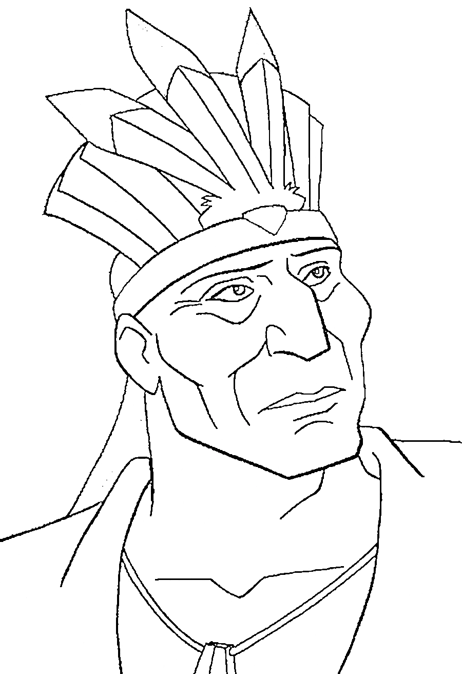 coloriage Pocahontas et dessins