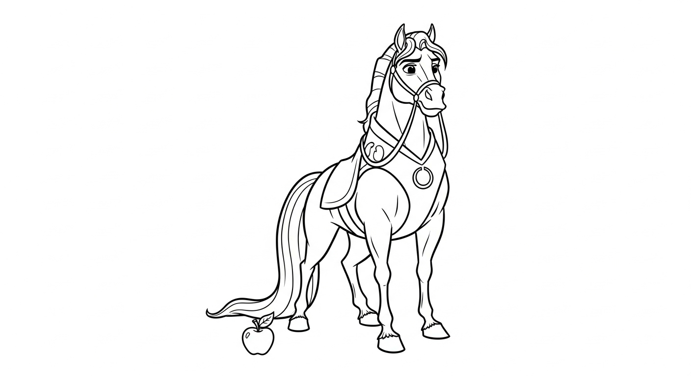 coloriage Raiponce update pour enfant à imprimer