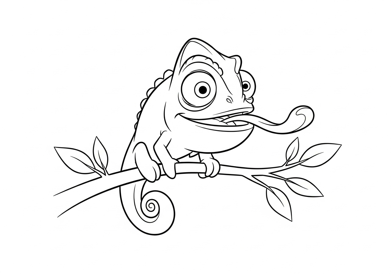 image pour coloriage Raiponce update enfant