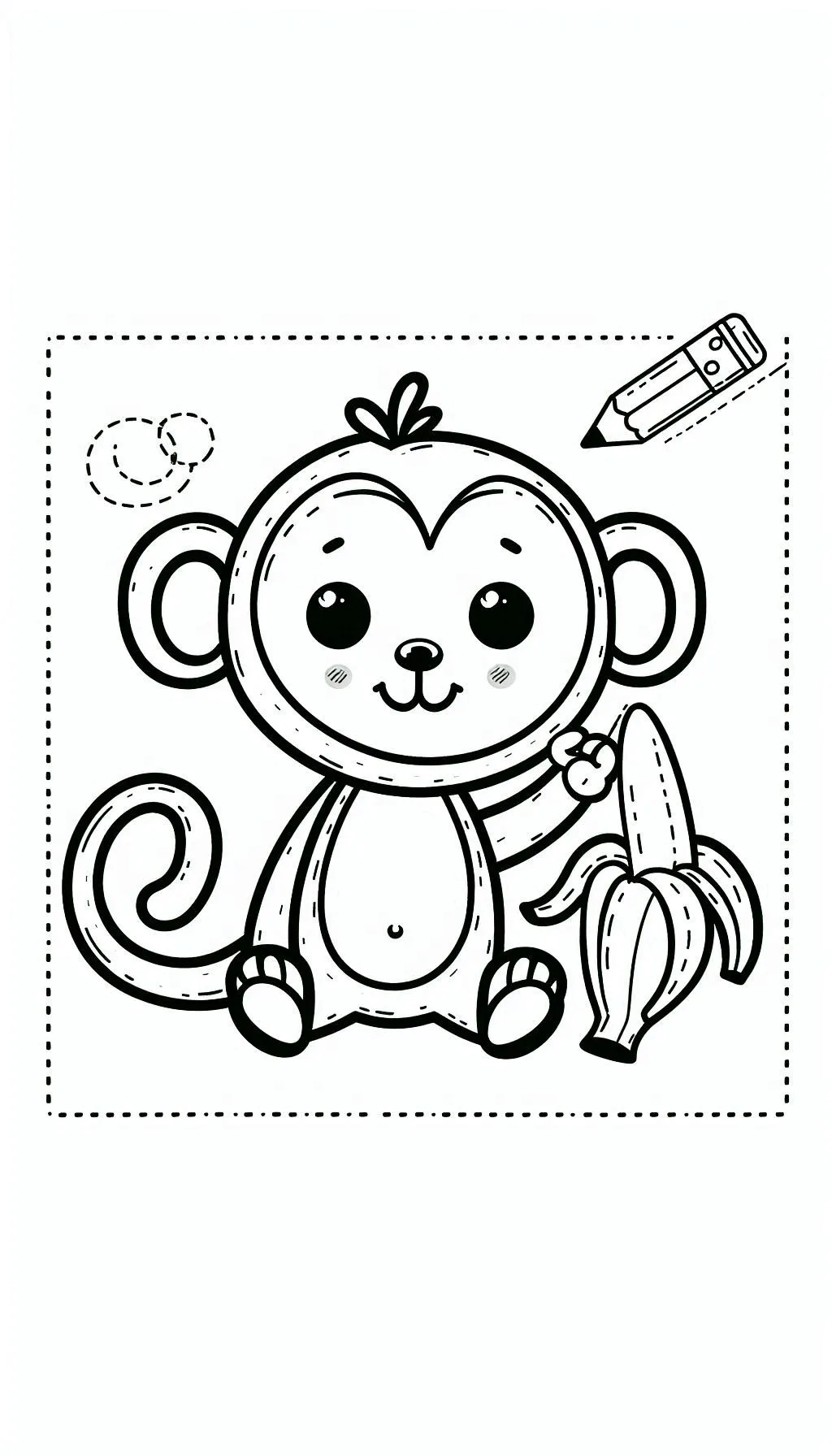 coloriage Singe et dessin a imprimer