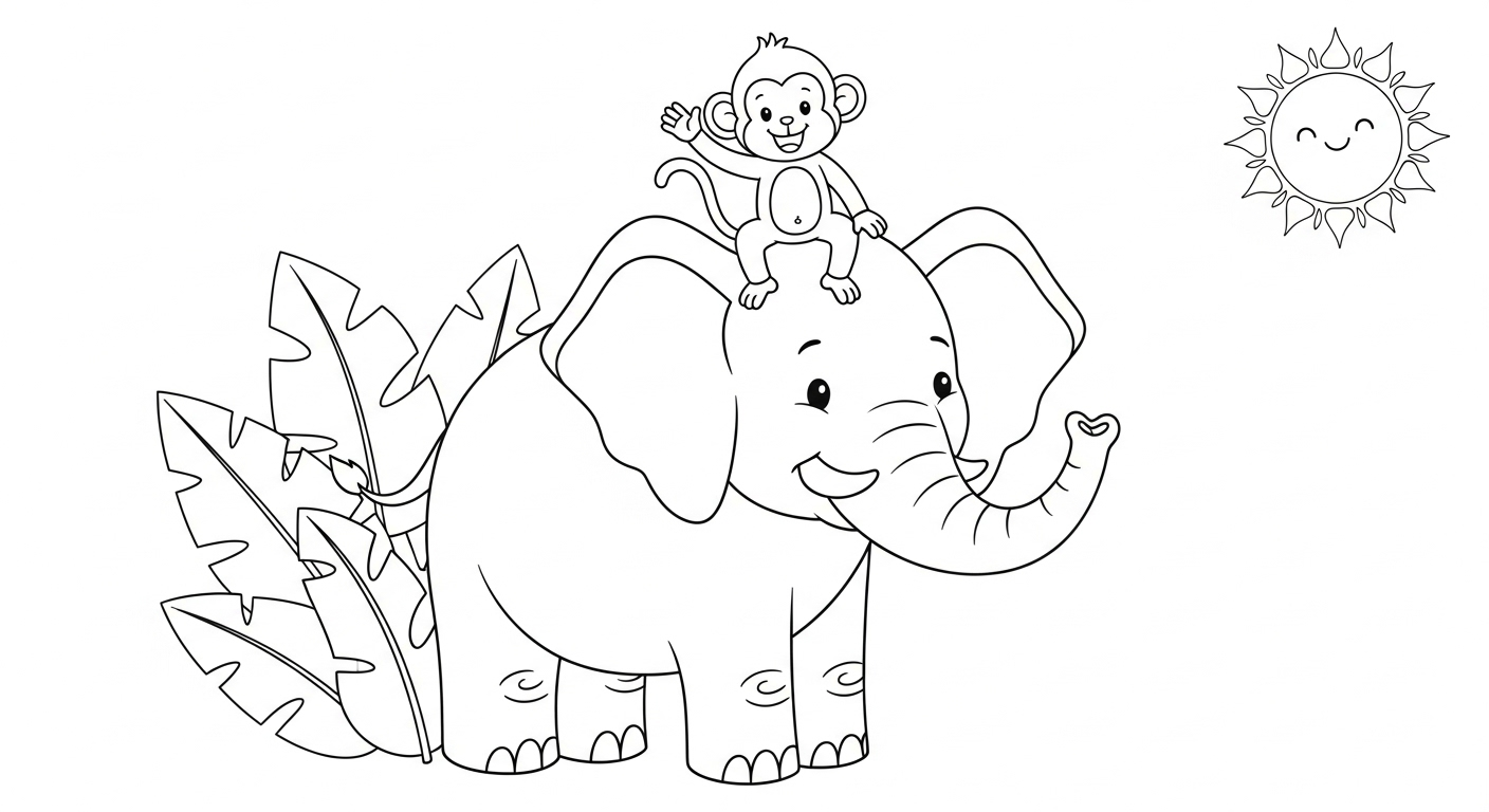 coloriage Singe updated et dessin a imprimer