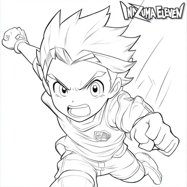 30+ Inazuma Eleven para colorear Gratis - Nueva colección