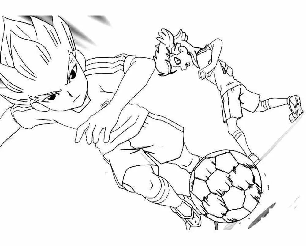 coloriage inazuma eleven en ligne