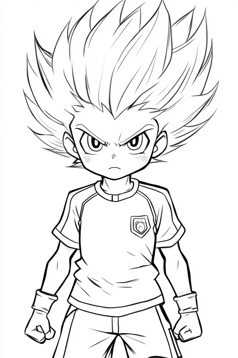 a imprimer coloriage inazuma eleven gratuit