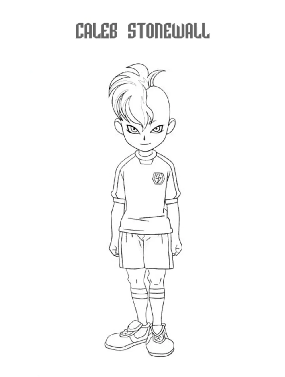 coloriage inazuma eleven à imprimer