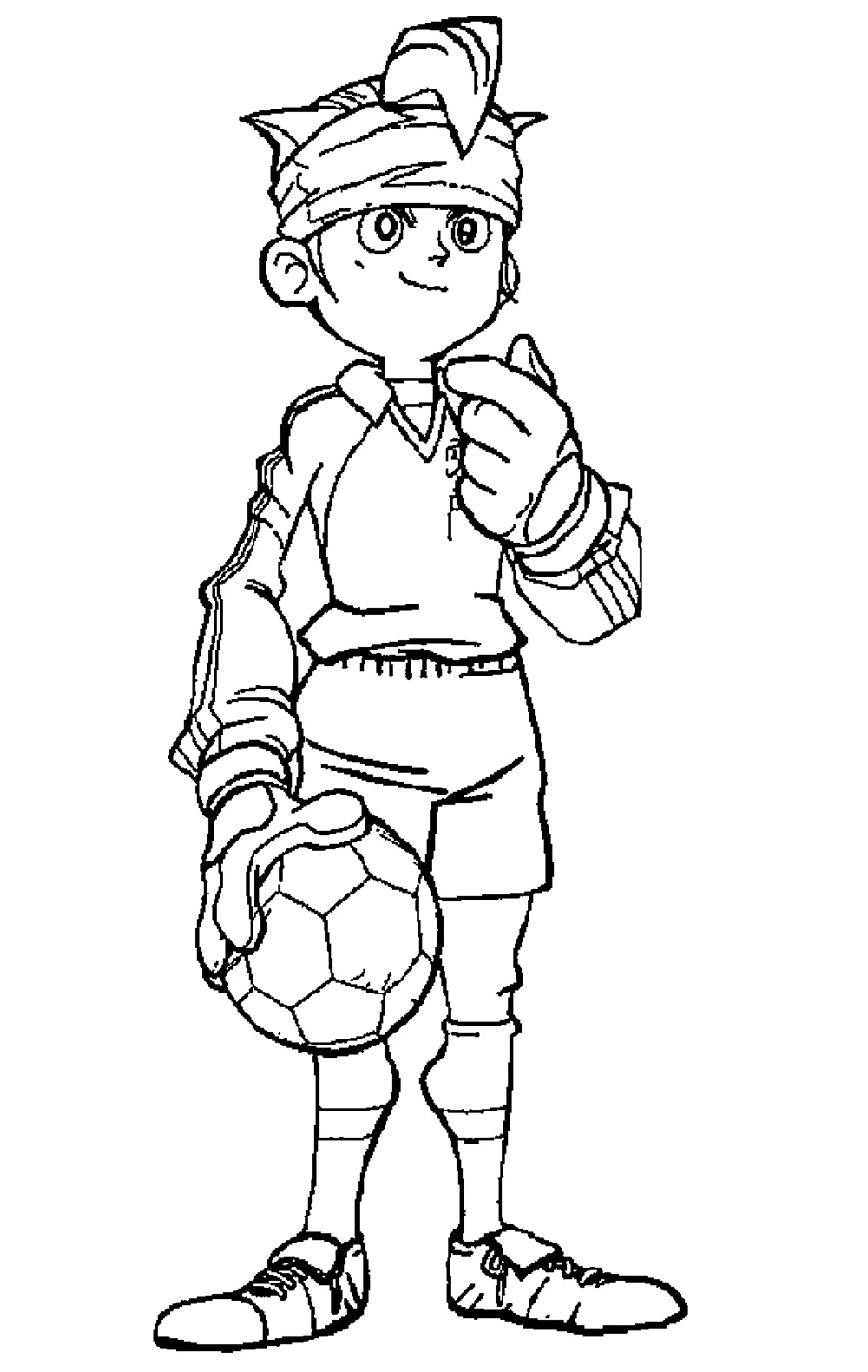 coloriage inazuma eleven gratuit a imprimer