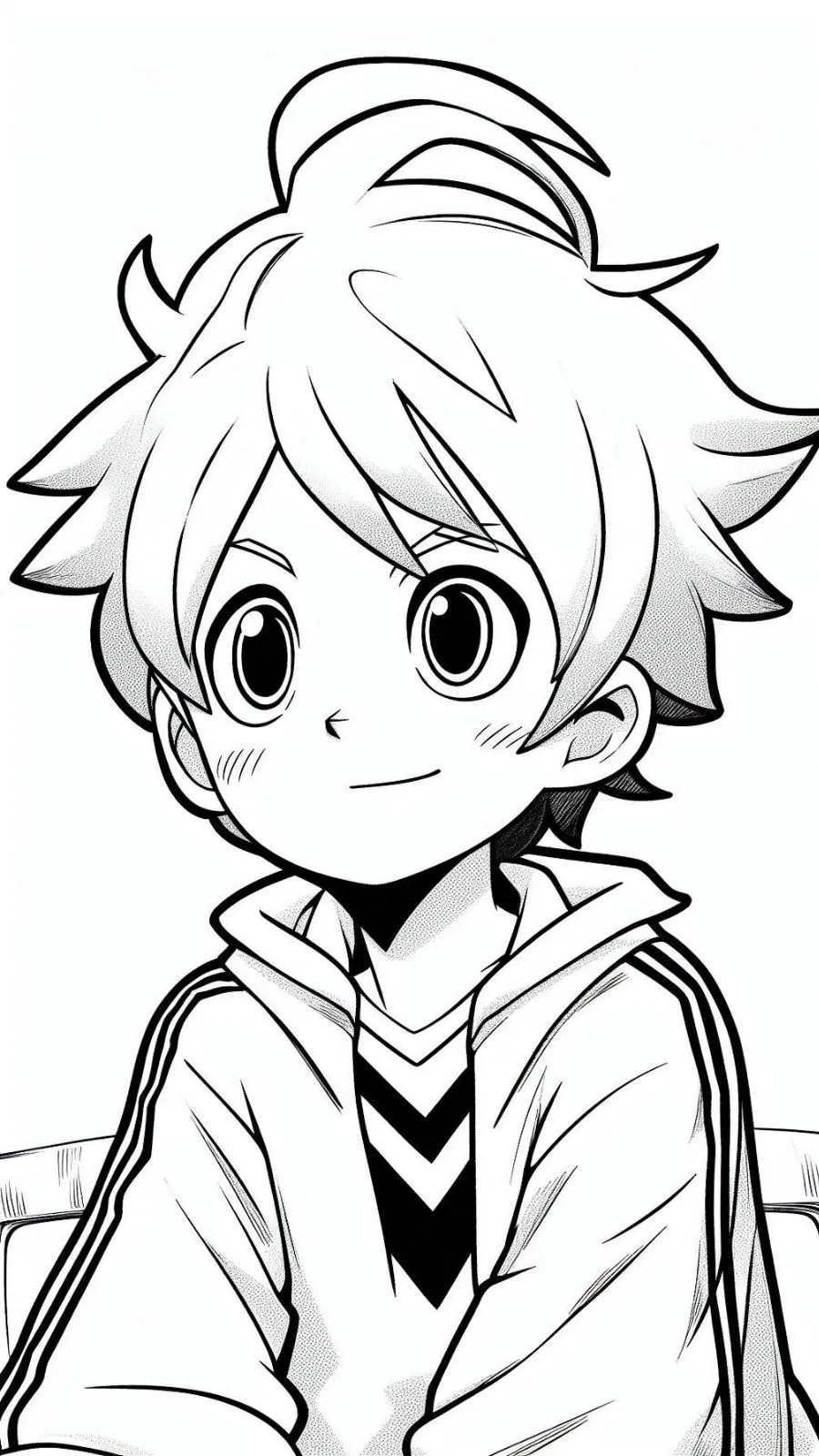 coloriage inazuma eleven à imprimer pour enfant de 9 ans