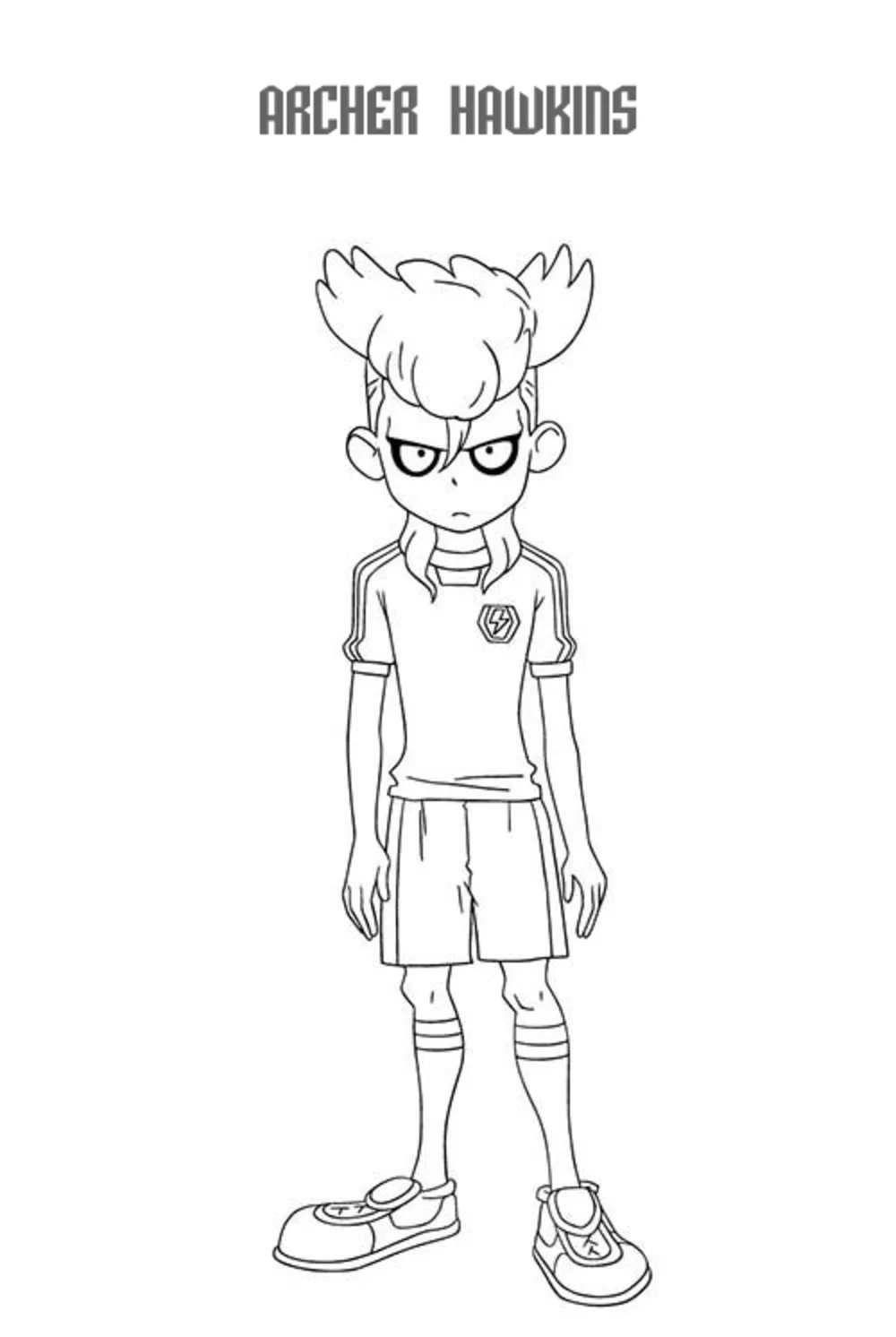 coloriage inazuma eleven pour enfants