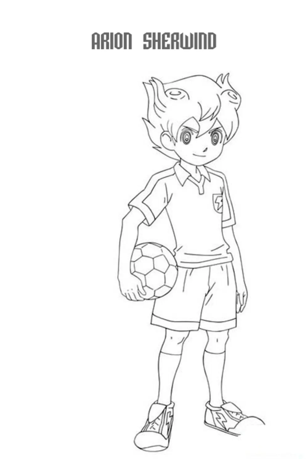 imprimer coloriage inazuma eleven gratuit