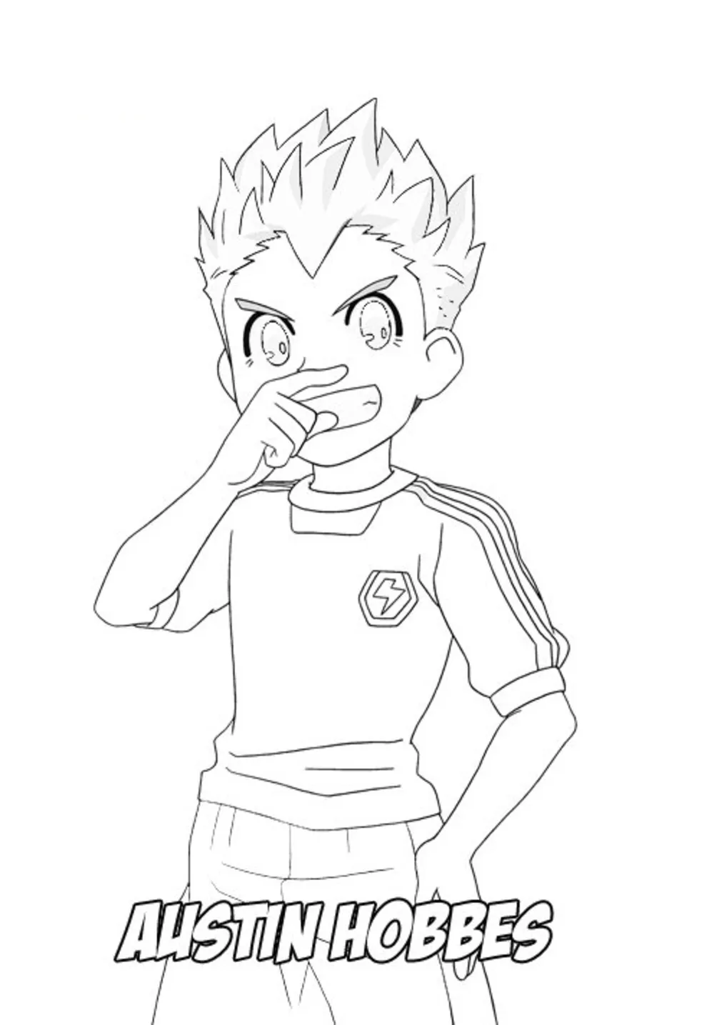 coloriage inazuma eleven gratuit en ligne