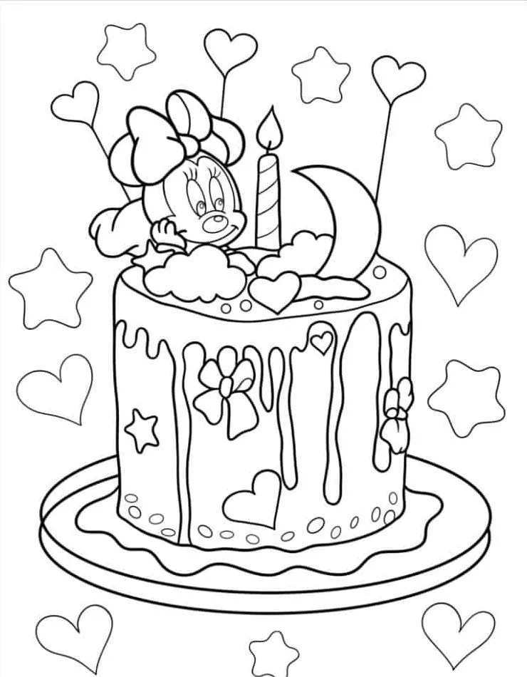 coloriage joyeux anniversaire à imprimer gratuit