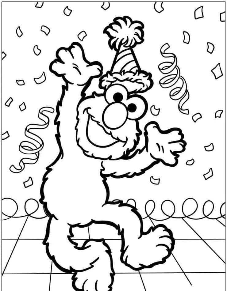 image pour coloriage joyeux anniversaire enfant 2