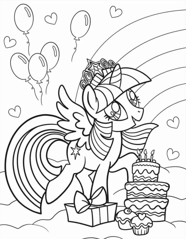 coloriage joyeux anniversaire pour enfant