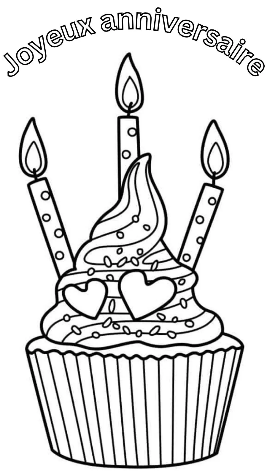 coloriage joyeux anniversaire a colorier en ligne