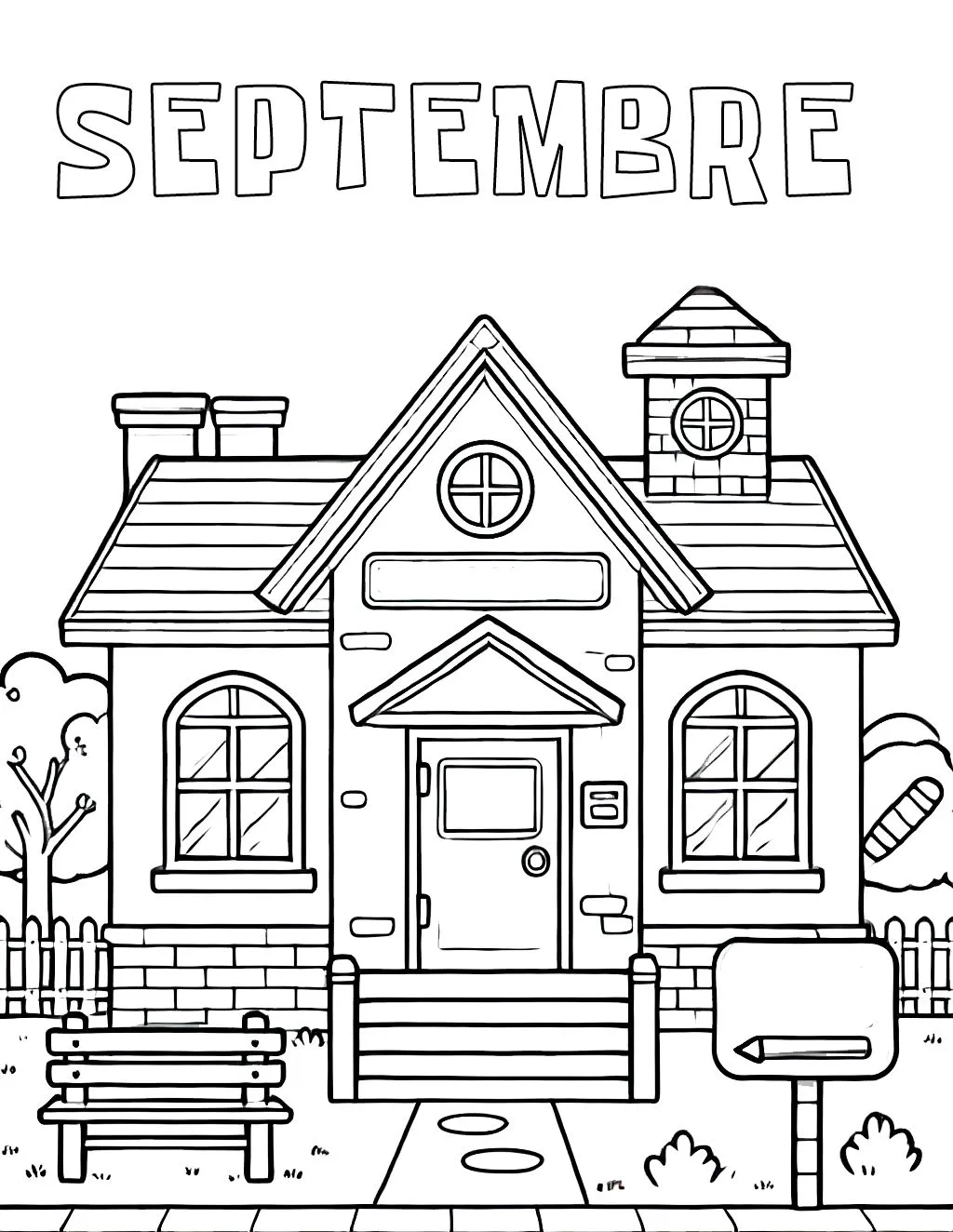 coloriage septembre maternelle pour enfant a imprimer gratuit