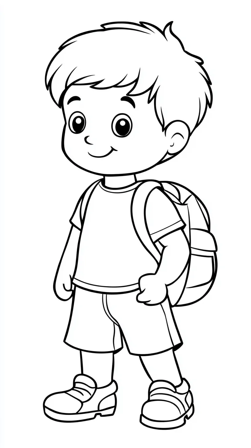 imprimer coloriage septembre maternelle pour enfant 1