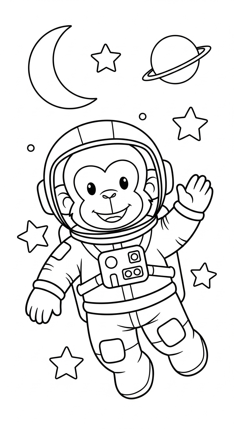 coloriage singe updated pour bebe a imprimer