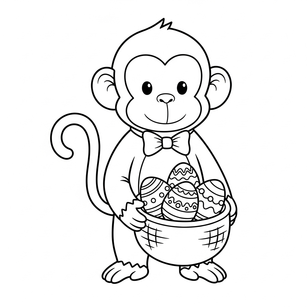 coloriage singe updated à imprimer gratuitement pdf