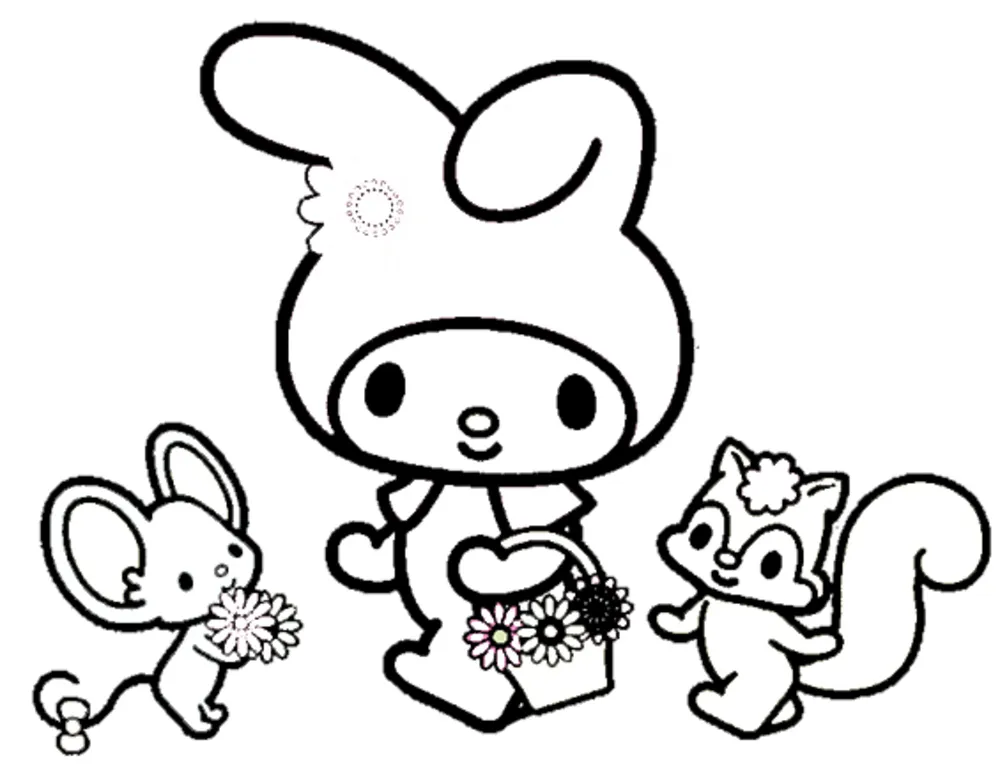 coloriage my melody et dessins