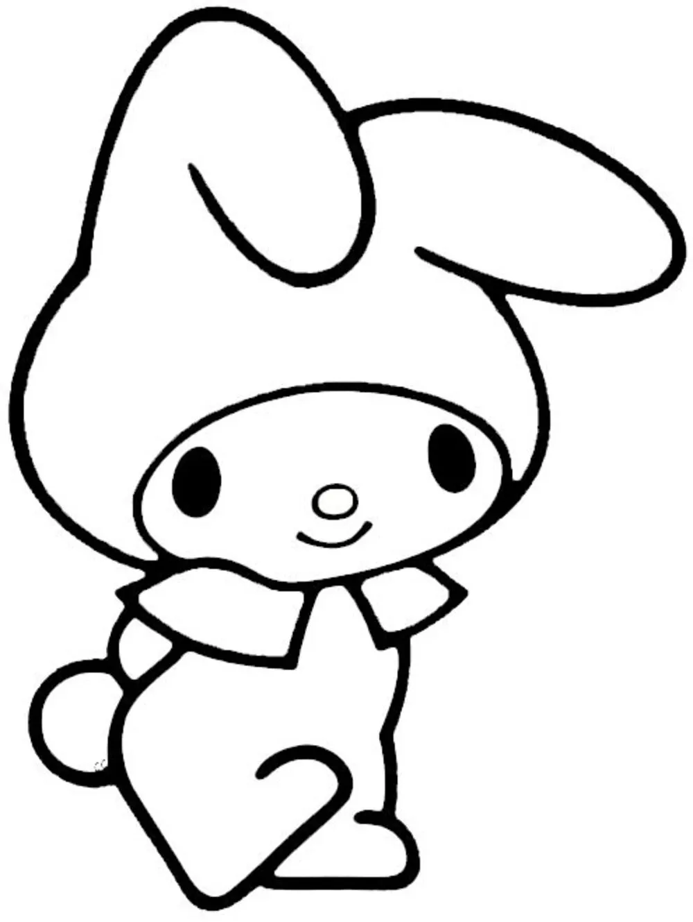 coloriage my melody gratuit 1