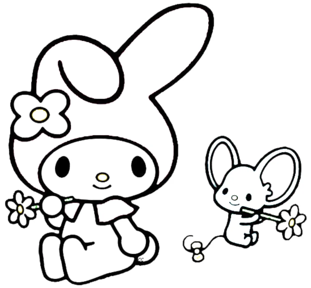 coloriage my melody pour enfant de 6 ans