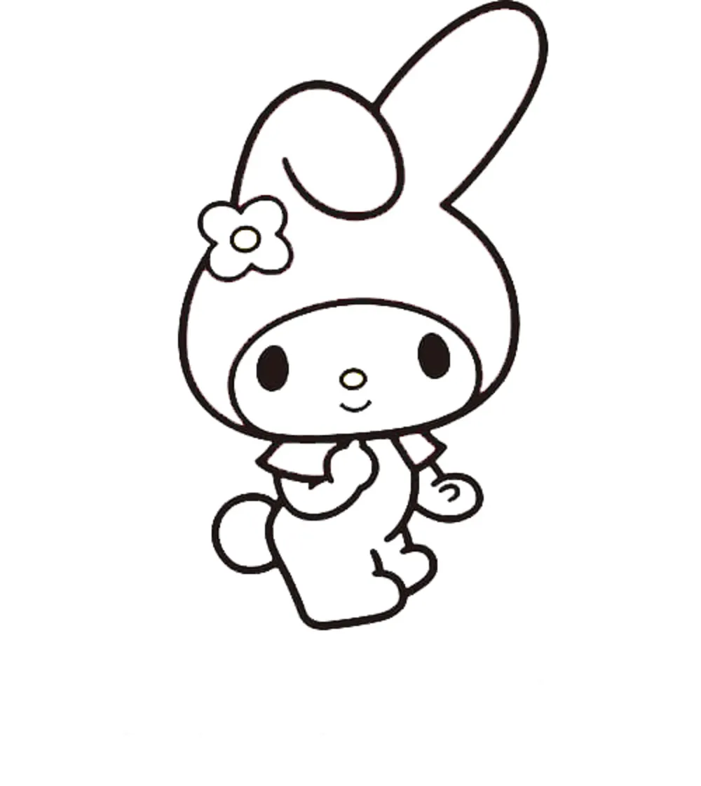 coloriage my melody gratuit