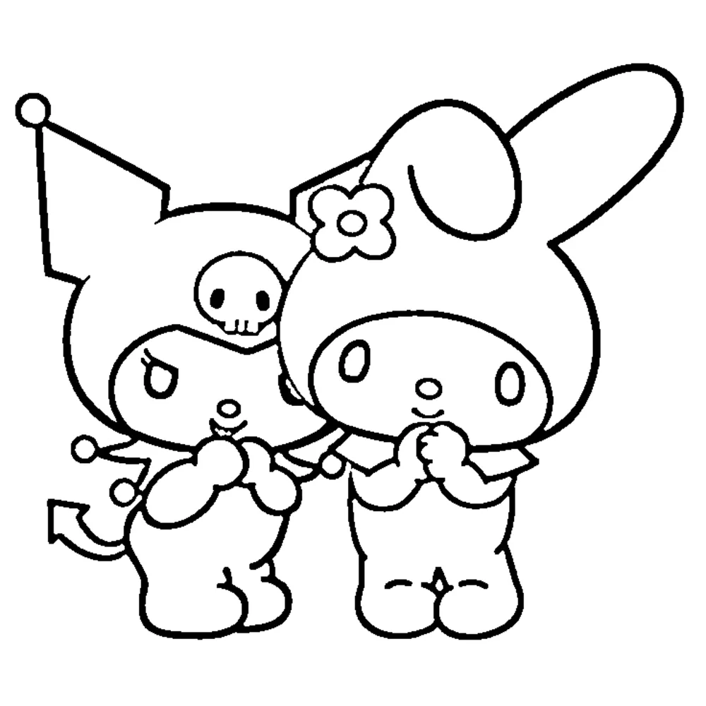 image pour coloriage my melody enfant