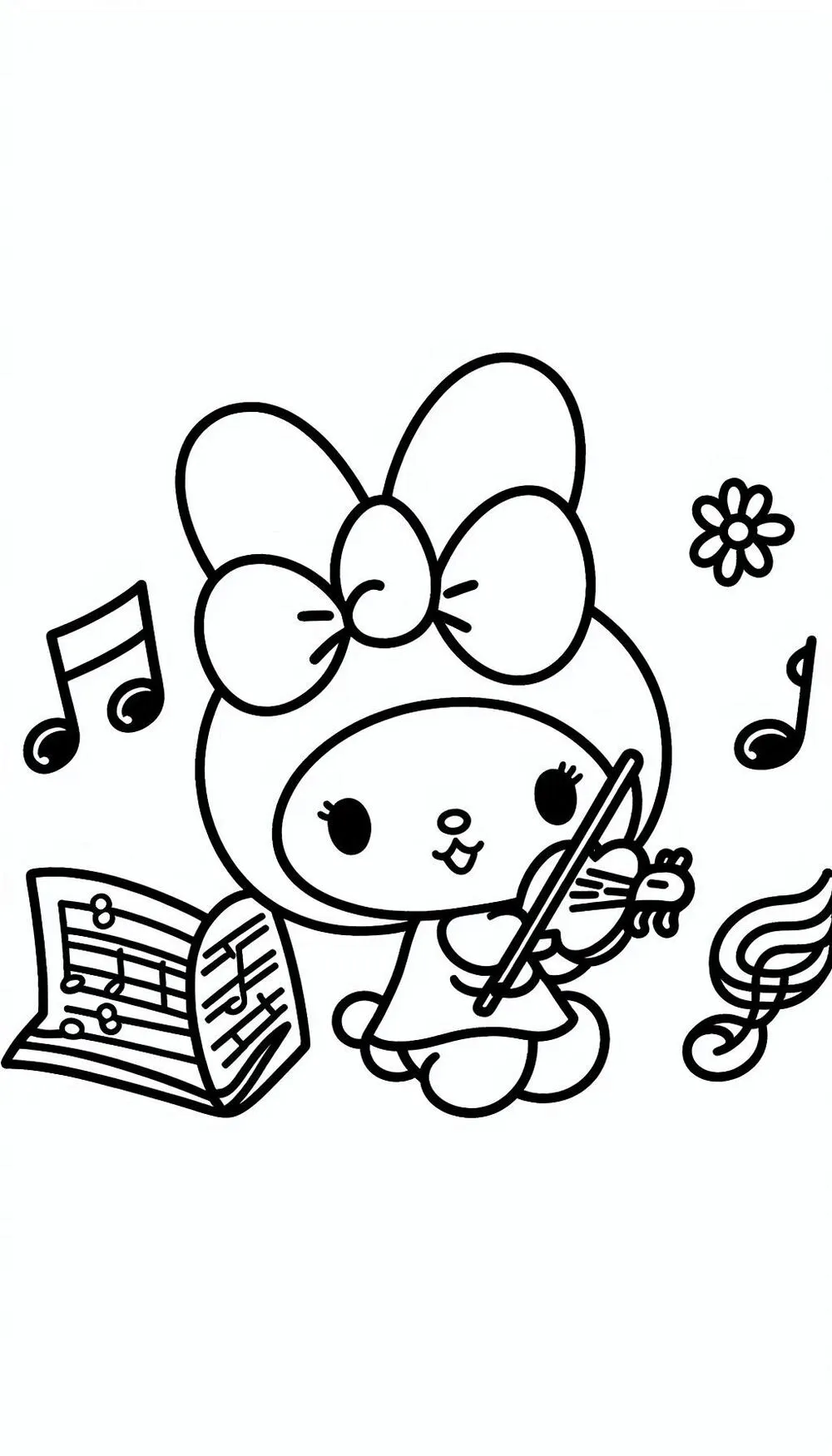 coloriage my melody à imprimer gratuit