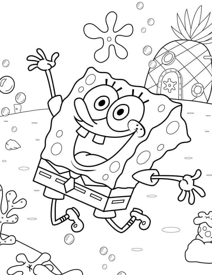 coloriage spongebob coloring pages a dessiner et imprimer