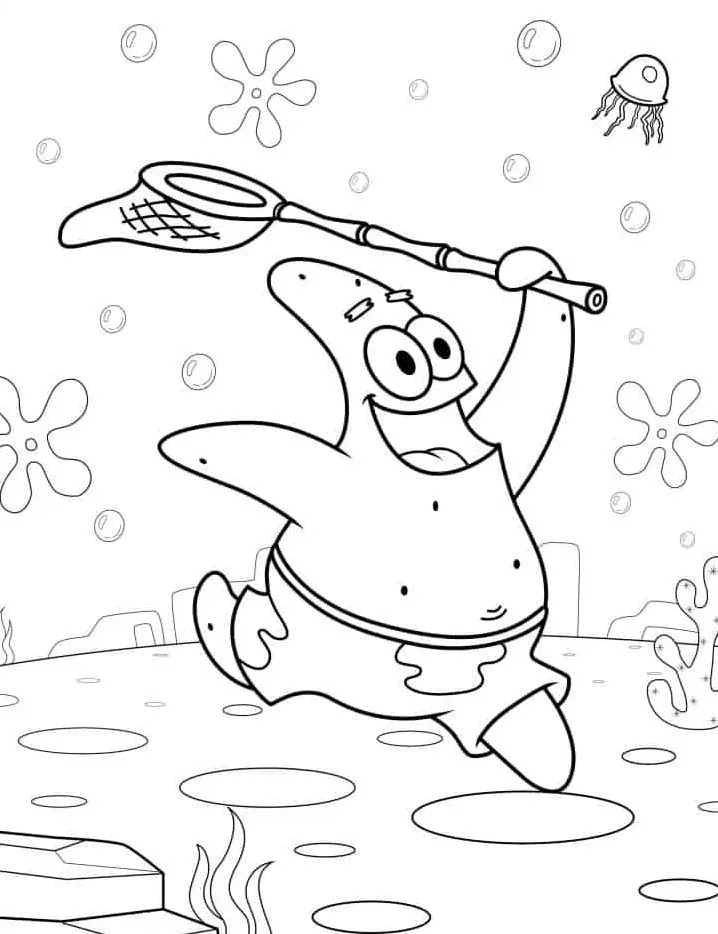 coloriage spongebob coloring pages à imprimer pdf gratuit 1