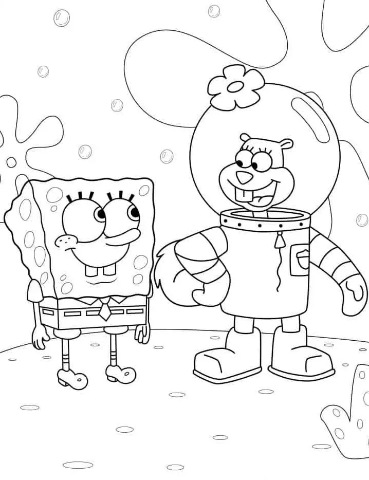 coloriage spongebob coloring pages a dessiner en ligne