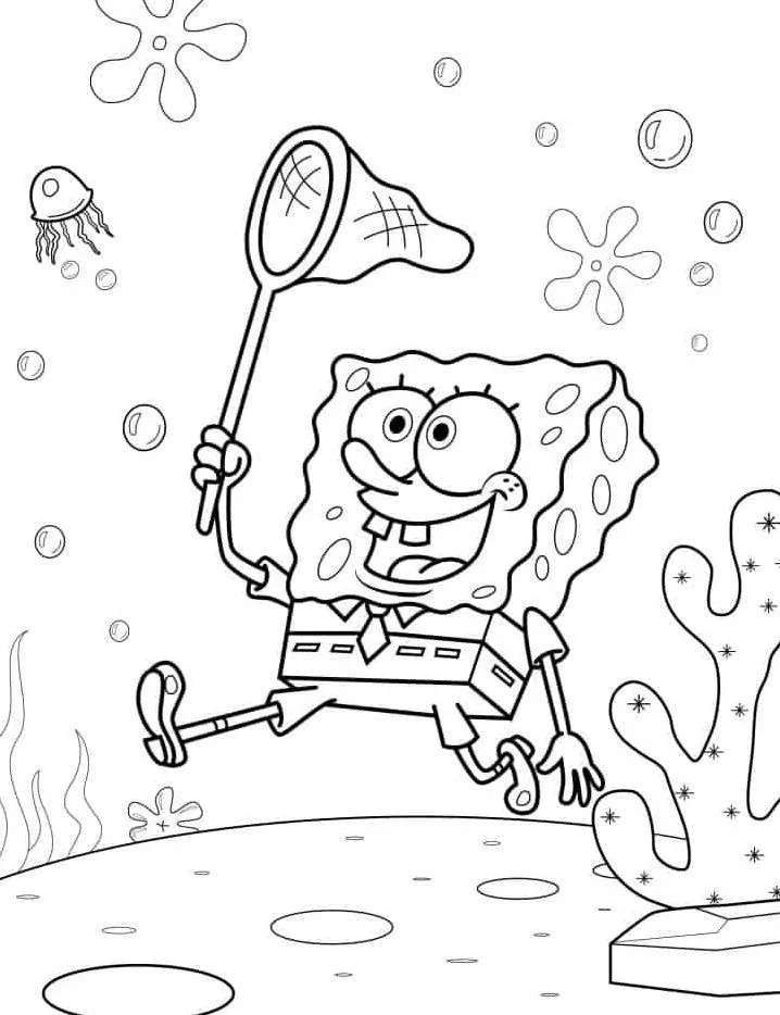 coloriage spongebob coloring pages a imprimer gratuit