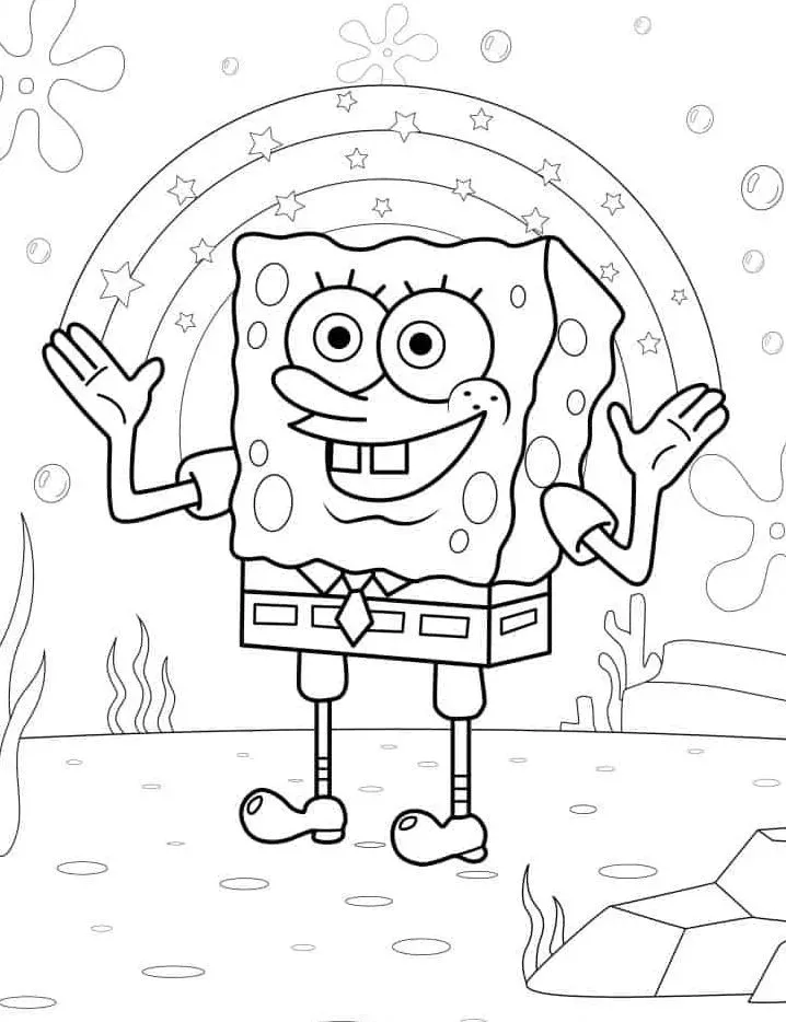 coloriage spongebob coloring pages pour enfant de 2 ans