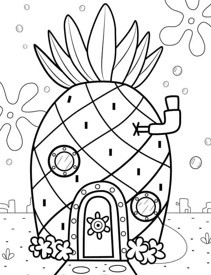 coloriage spongebob coloring pages gratuit à imprimer