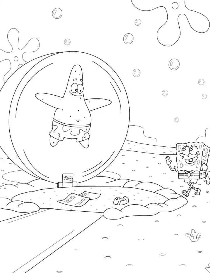 coloriage spongebob coloring pages de pour enfants