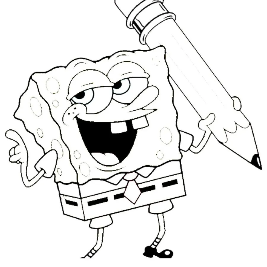 coloriage spongebob coloring pages pour enfants à télécharger