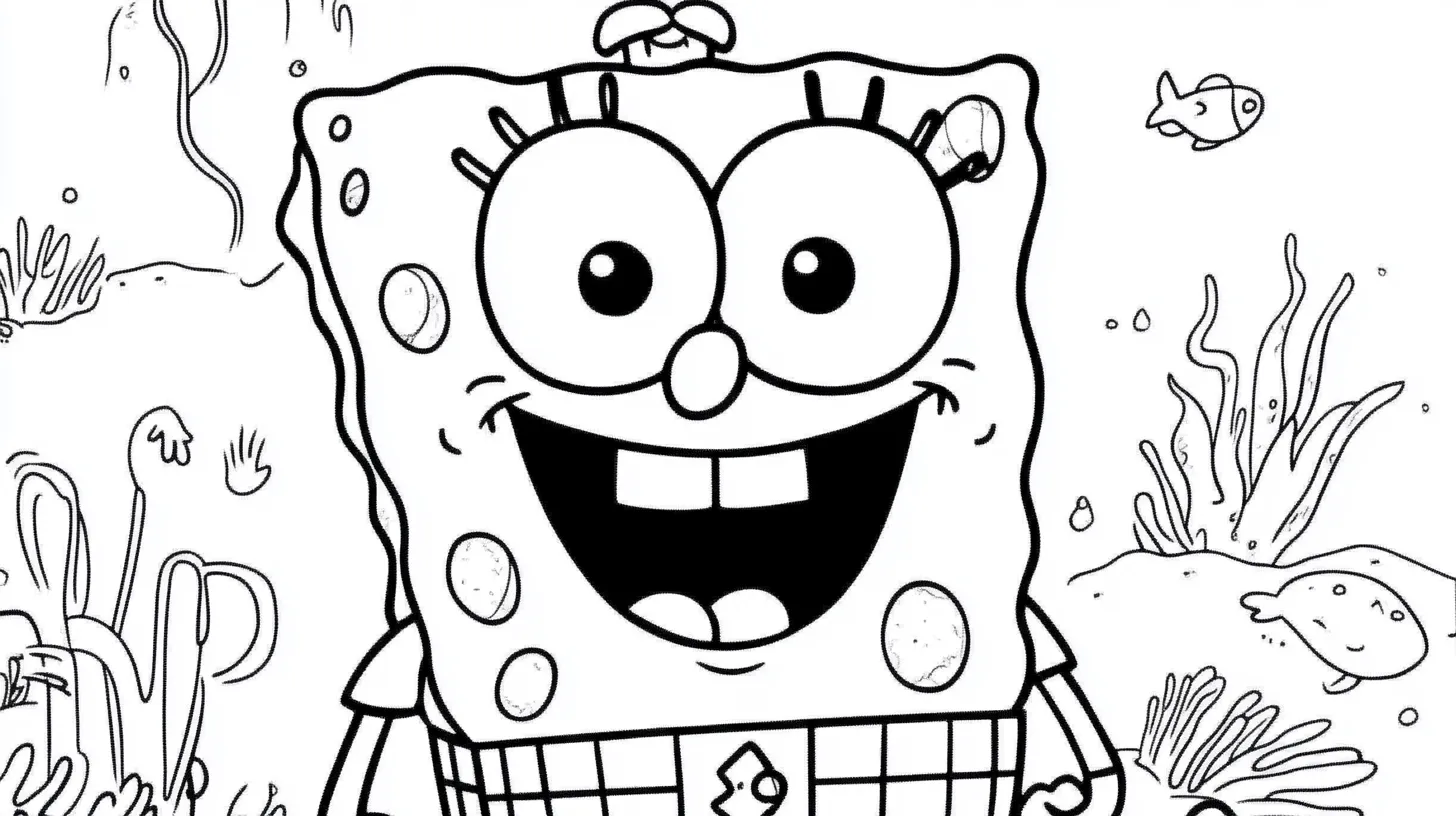 coloriage spongebob coloring pages en ligne 1