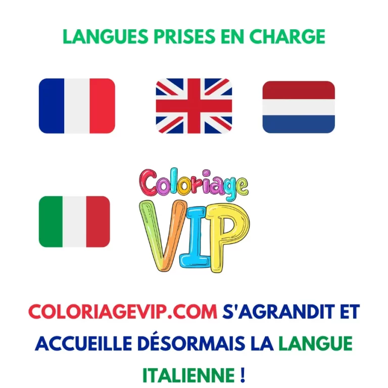 Coloriage Coloriagevip.com s’ouvre au monde : Bienvenue à l’italien!