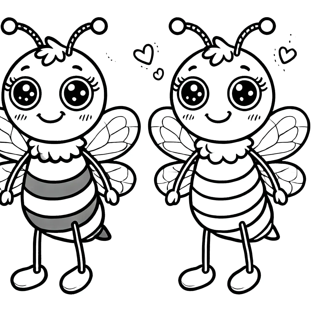 coloriage Abeille a imprimer gratuit